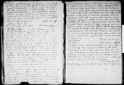 1816 deed, Elisha and Polly Baker to John Hutchings